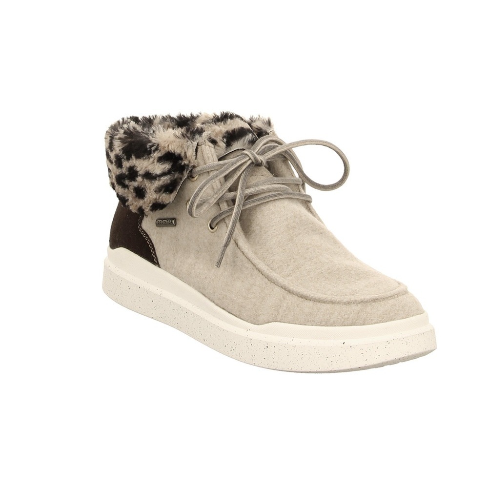 NEW ROMIKA Helsinki Leopard 03 Lined Waterproof Bootie~41~Grey Beige~SOLD OUT!